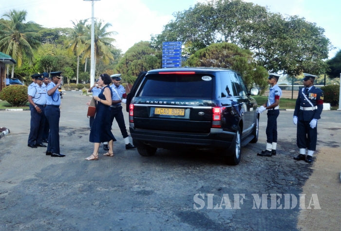 Visit of British Deputy High Commissioner to SLAF Station Koggala